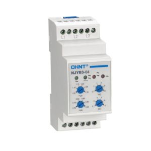 Реле контроля фаз NJYB3-8P (+PTC) AC380В (R)